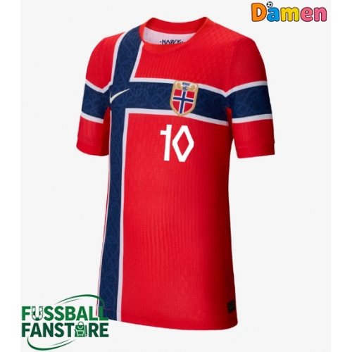 Norwegen Martin Odegaard #10 Replik Heimtrikot Damen WM 2026 Kurzarm